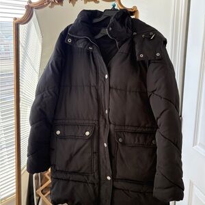 Lucky Brand Women's Black Winter Coat
